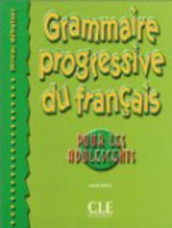 Grammaire progressive du francais pour les adolescents - cover