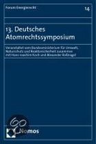 13. Deutsches Atomrechtssymposium