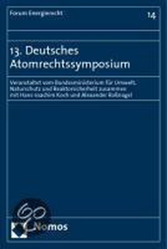 13. Deutsches Atomrechtssymposium - cover