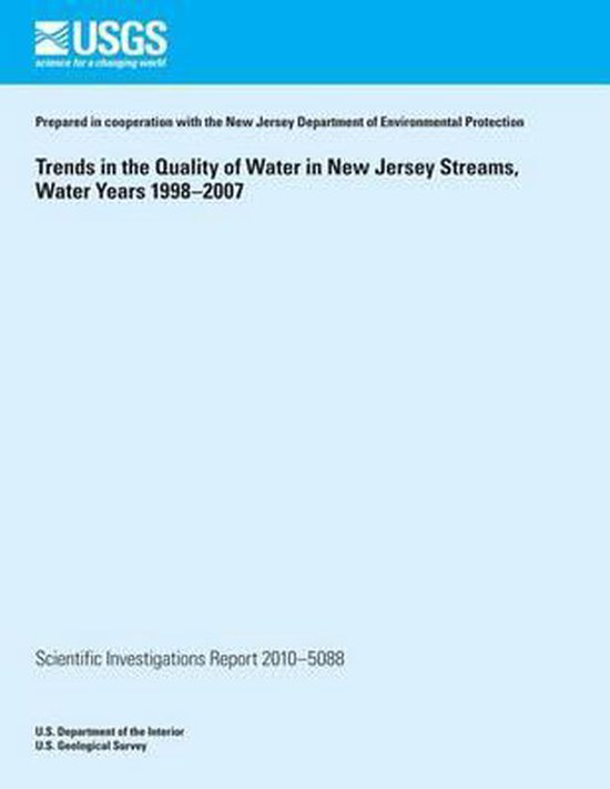 Trends in the Quality of Water in New Jersey Streams, Water Years 1998