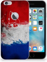 Geschikt voor iPhone 6 Plus | 6s Plus Uniek TPU Hoesje Nederlandse Vlag