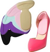 1 paar comfortabele hielbeschermers - inlegzolen voor hoge hakken of schoenen - multi colour - one size