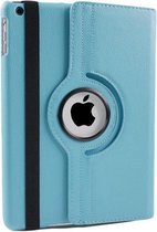 iPad Hoes 360° Draaibaar Leer Licht Blauw. Voor de iPad 2, iPad 3 en iPad 4.