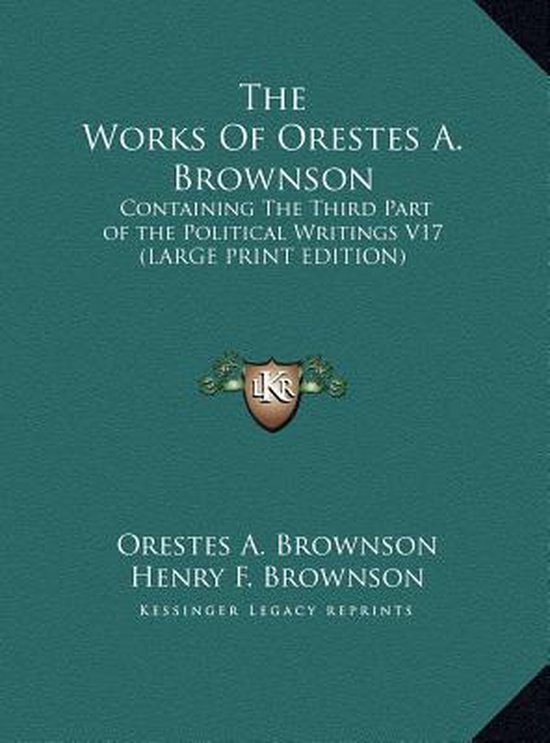 Foto: The works of orestes a brownson