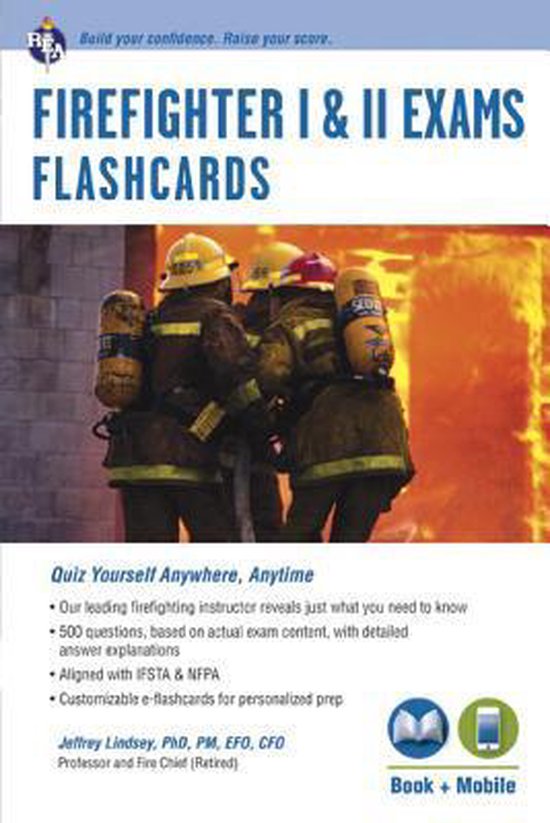 Firefighter I and II Exams Flashcards Book - cover