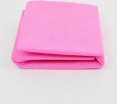 Hoeslaken - 100% katoen - voor ledikant - 120x60cm - roze