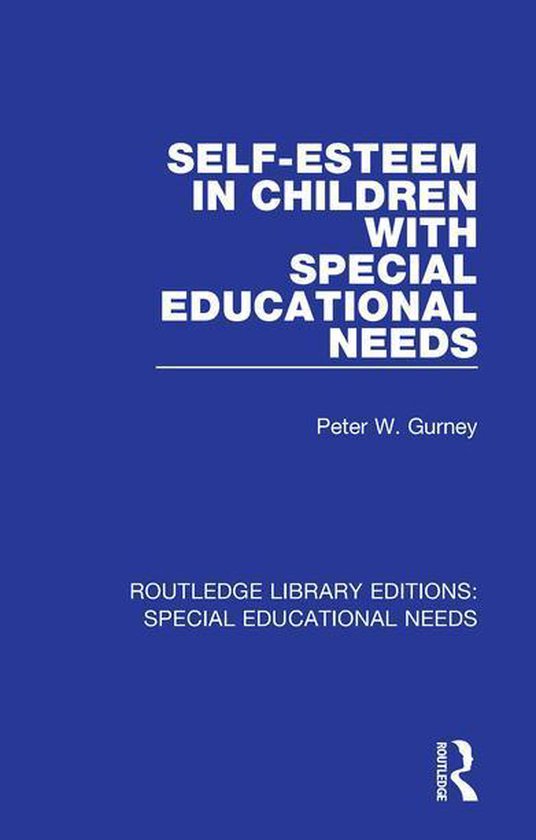Routledge Library Editions: Special Educational Needs - Self ... - cover