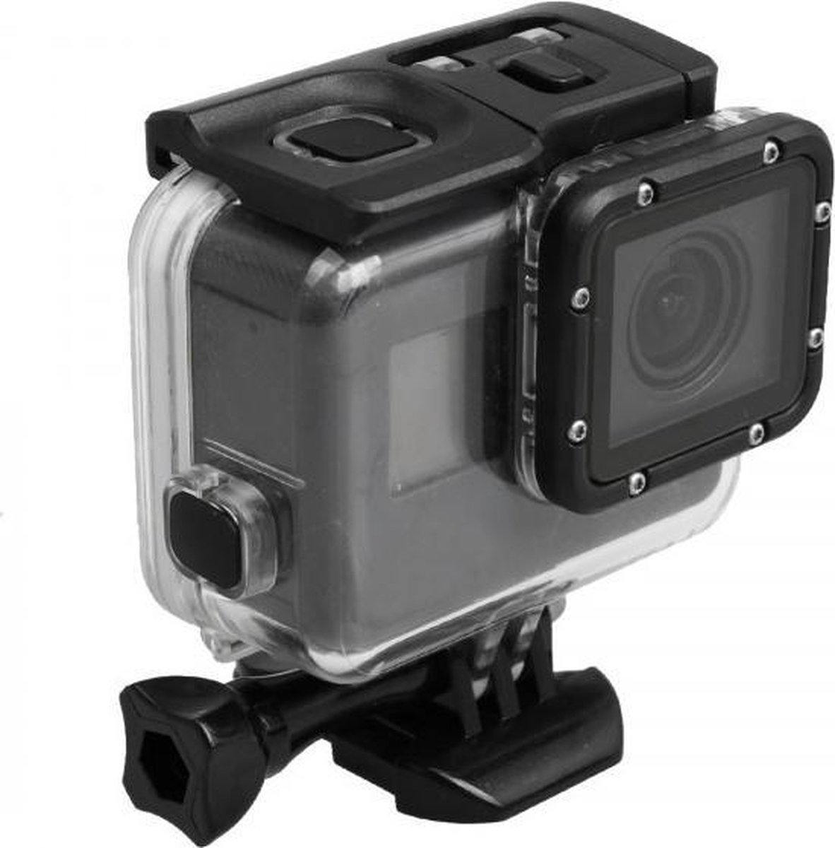 Waterdichte behuizing voor GoPro Hero 5 en 6 - Waterproof case for GoPro Hero 5 and 6 - ActieCamera.eu