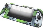 Nintendo Switch Luxe Siliconen Beschermhoes - Softcover Hoes / Case / Skin - Camouflage Groen
