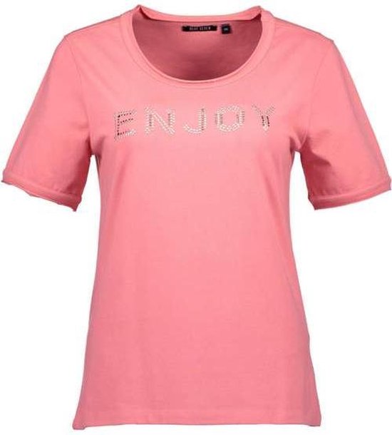 Vervolgen Senaat Accumulatie Blue Seven dames shirt roze 'enjoy' - maat 44 | bol.com