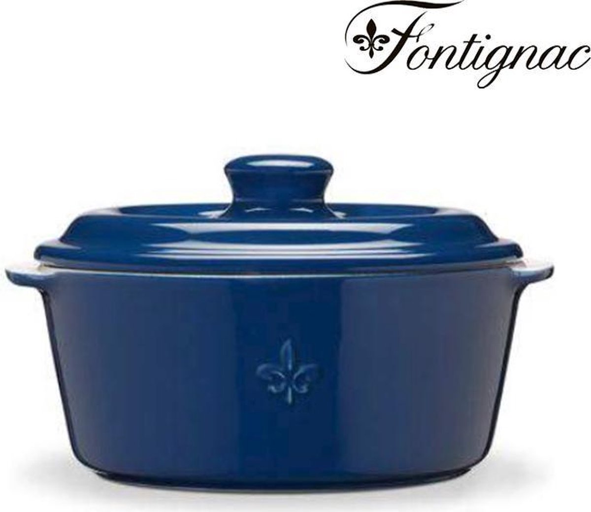 Begrip vitaliteit met tijd Fontignac ovenpan/cocotte 2 liter - blauw | bol.com