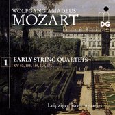 Leipziger Streichquartett - Mozart: Early String Quartets Vol.1 (CD)