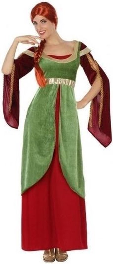 Prinses/jonkvrouw verkleed jurk/set dames- carnavalskleding - voordelig  geprijsd 42/44 | bol.com