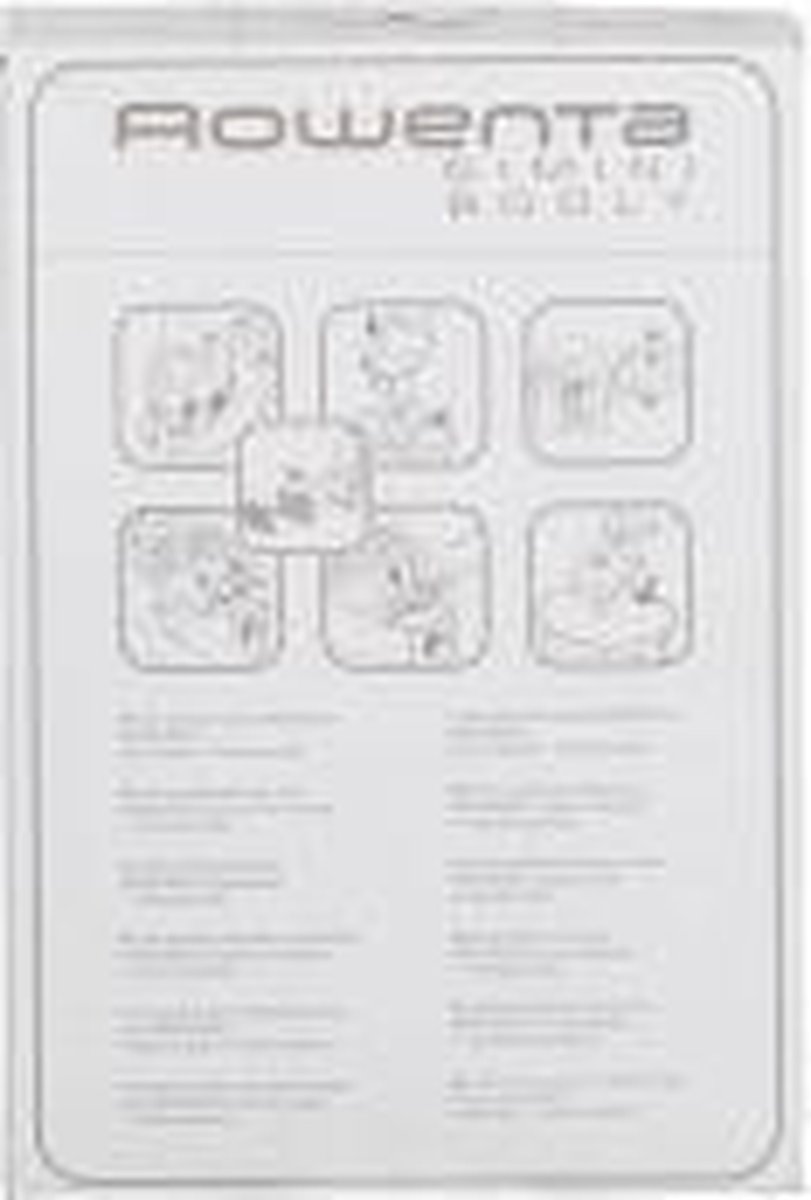 Rowenta Confezione 6 Sacchetti Carta + 1 Microfiltro Per Aspiratori Booly E Gimini - Ricambio Originale ZR001701 - 4