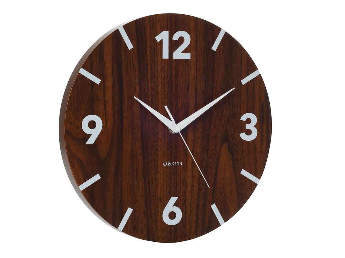 Karlsson Klok Wood Block Bruin
