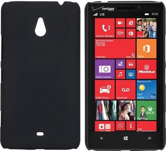 roddel Roeispaan factor Nokia Lumia 1320 - hoes cover case - PC - zwart | bol.com