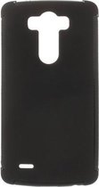 LG Optimus G3 - hoes, cover, case - TPU - Zwart