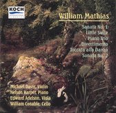 William Mathias: Sonata Nos. 1 & 2; Little Suite; Piano Trio; Divertimento; Toccata alla Danza