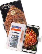 Temple 2 Bookstyle Hoesje Huawei Y6 2018