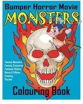 BUMPER Horror Movie Monsters Colouring Book