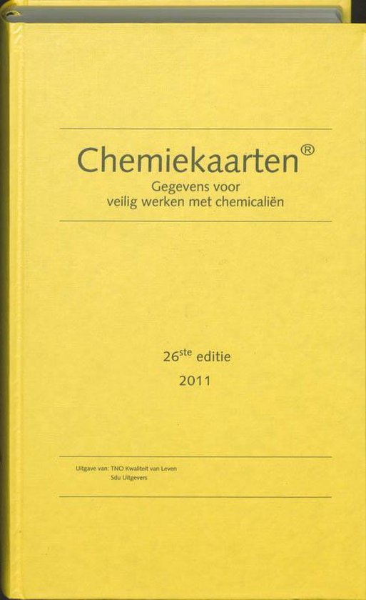 Chemiekaartenboek 26E Editie, 2011
