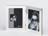 Walther Emily - Portretlijst - Fotomaat 2x 13x18 cm verticaal - Zilver