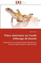 Thèse vétérinaire sur l'audit d'élevage de lézards