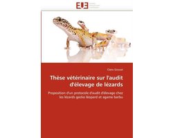 Thèse vétérinaire sur l'audit d'élevage de lézards