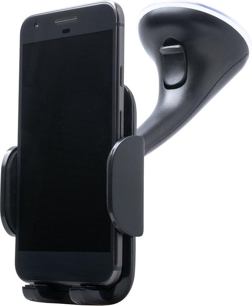 Shop4 - Universele Telefoonhouder Auto Instelbare Raamhouder (max. breedte 90mm)