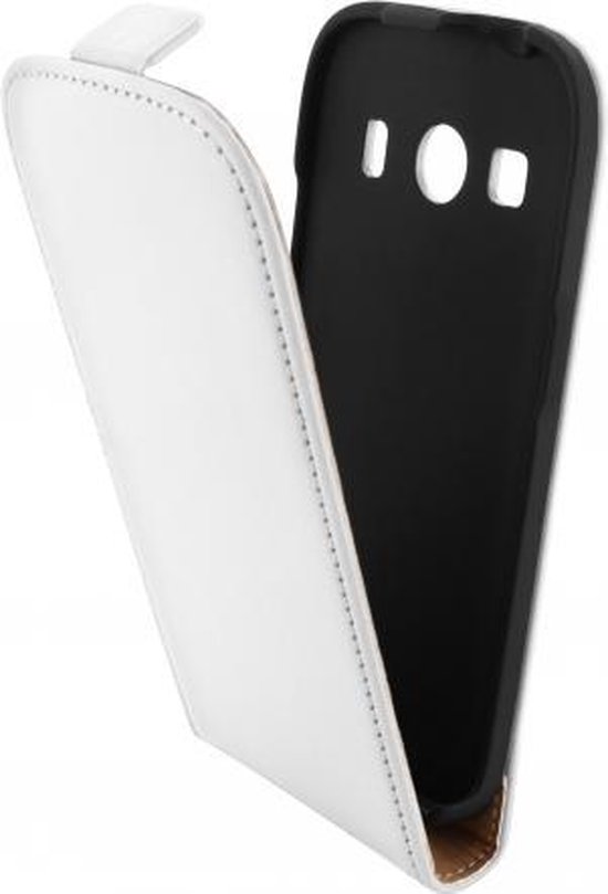 Mobiparts - witte premium flipcase - Samsung Galaxy Ace 4 LTE