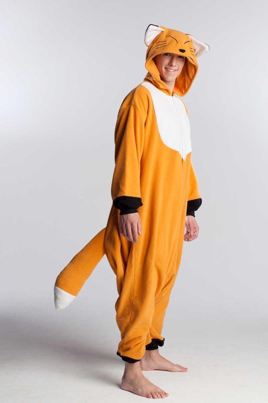 Vossenpak voor meisjes: Roodbruin vossenpak met hoed en staart voor kinderen van 4-12 jaar - Carnaval, Halloween, Cosplay, themafeest (M (7-9 Jahre alt