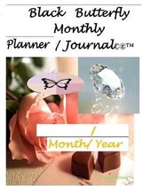 Black Butterfly Monthly Planner Journal