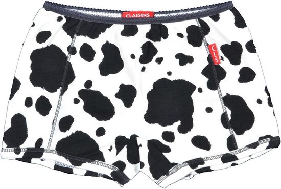 Claesens ondergoed 2-pack boxers meisje koeprint 104-110 | bol.com