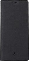 Vili - Sony Xperia 10 Plus Hoesje - Book Case Denim Zwart