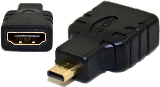 Vet Petulance prioriteit Micro HDMI naar HDMI Adapter 1080P Gold Plated | bol.com