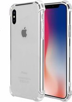 iPhone X 10 Shock Absorption TPU Cover - Transparant