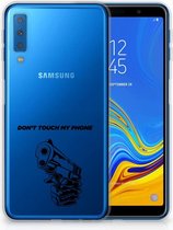 Geschikt voor Samsung Galaxy A7 (2018) TPU Hoesje Gun DTMP