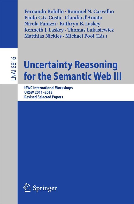 Springer Nature Proceedings Computer Science - Uncertainty R ... - cover