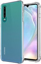 Huawei P30 Hoesje - Anti Shock Hybrid Back Cover - Transparant