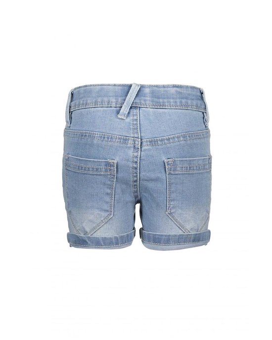 Moodstreet Meisjes Denim Shorts - Blauw - Maat 134/140 | bol.com