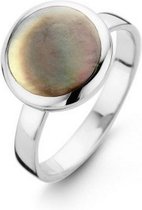 Casa Jewelry Ring Pom Grey L 56 - Zilver