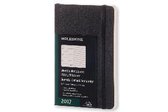 Moleskine Agenda 2017 12 Months Planner Weekly Notebook Pocket Black Soft Cover