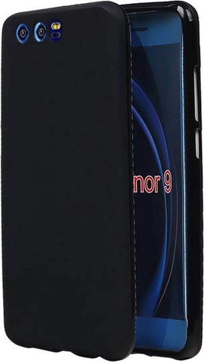 BestCases.nl Huawei Honor 9 TPU back case hoesje Zwart