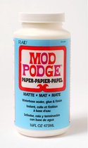 Mod Podge Paper Matte - Lijm vernis en sealer in één - Mat- 473 ml