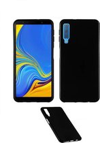 Pearlycase® Zwart Tpu Siliconen Case voor Samsung Galaxy A7 2018