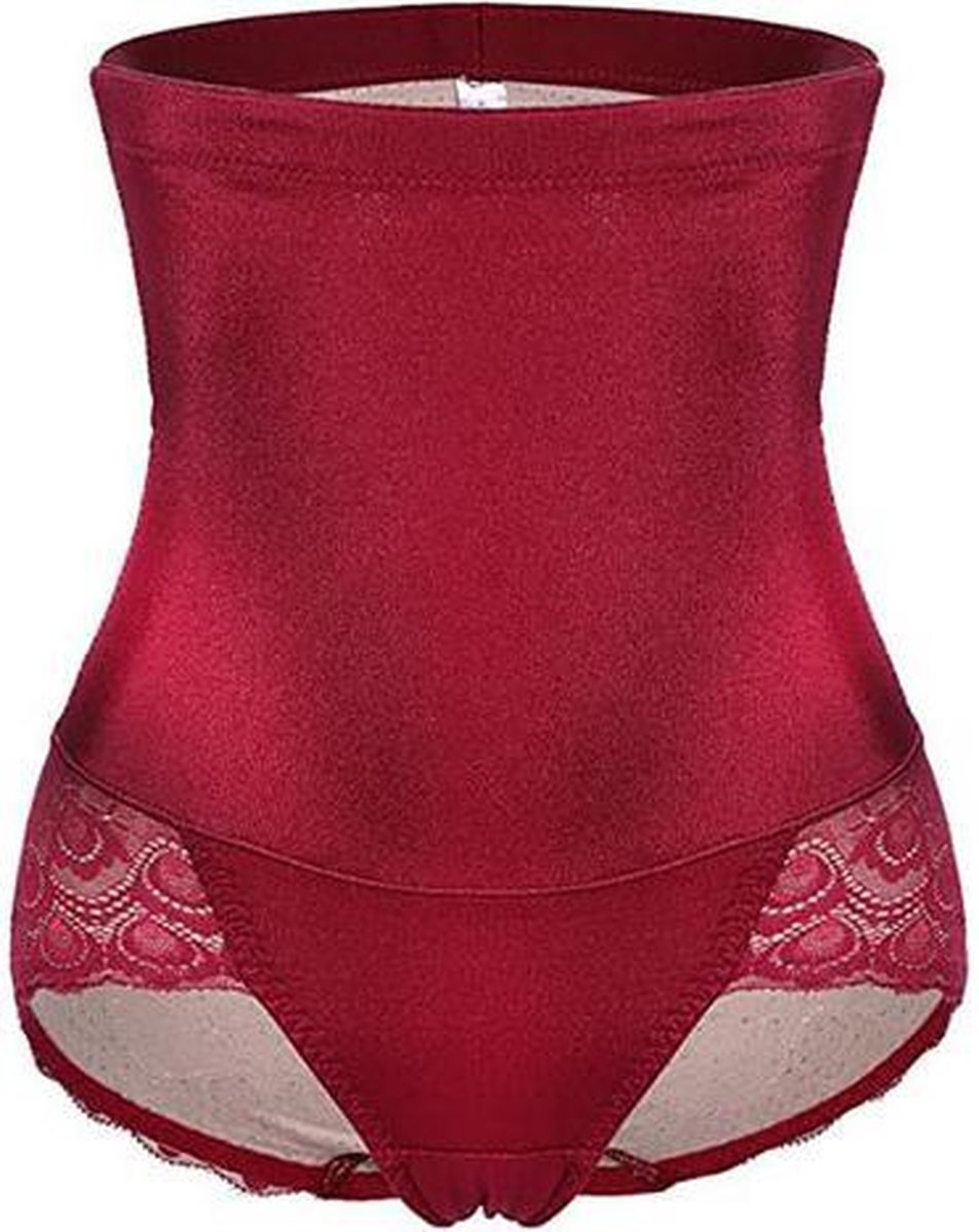 Lace Shapewear Maat XXL Rood Corrigeert jouw Figuur
