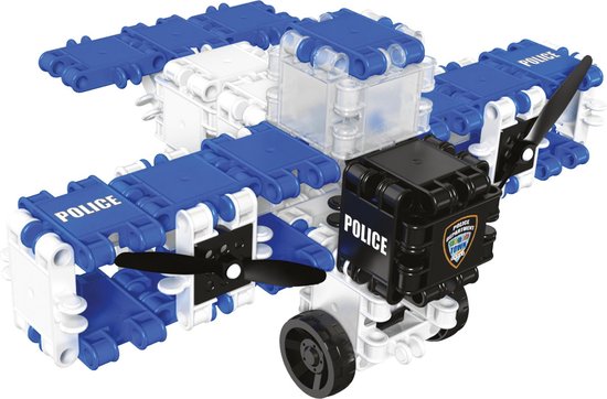 Clics Hero Squad Politie Box 8 in 1 - Constructie blokken