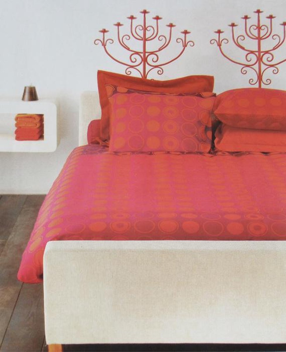 Beddinghouse Todos Dekbedovertrek - Litsjumeaux - 240x200/220 cm - Oranje