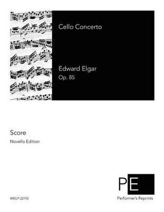 Partituur van Edward Elgars Celloconcert Op. 85, Novello Edition.