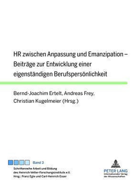 HR zwischen Anpassung und Emanzipation - cover